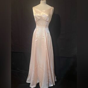 Charming Peach Wedding Dress 4